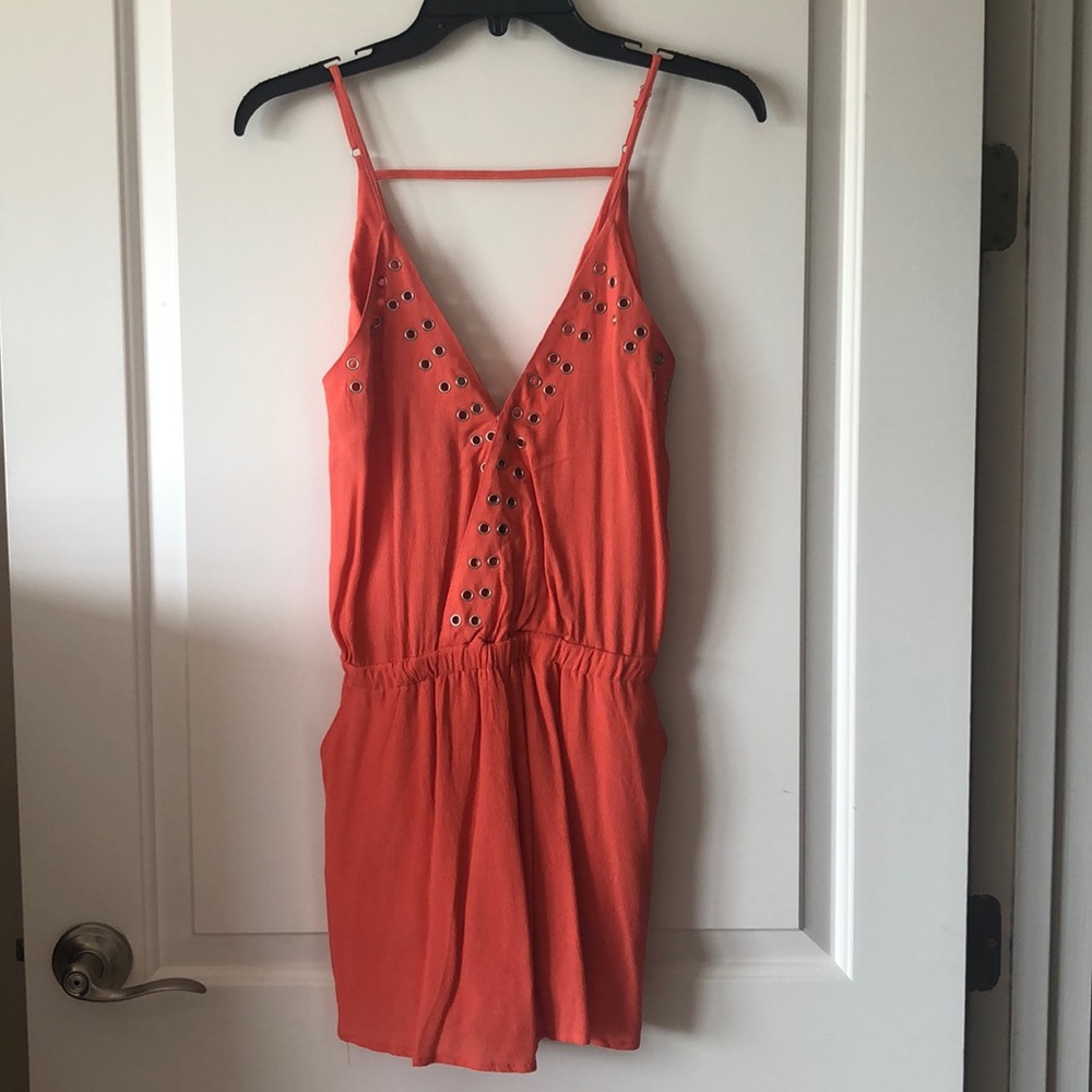 Orange Romper